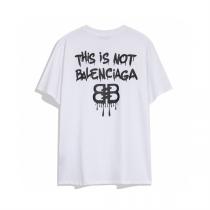 ★トレンド感を出す★★バレンシアガ 偽物 Tシャツ 純綿生地 TIN BALENCIAGA ロゴプリント柄    