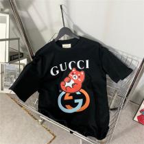 23ss可愛い雰囲気★★GUCC1 コピー Tシャツ KAWAIIシリーズ 抱く熊 綿麻生地 男女兼用  