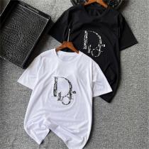 超人気商品♡♡23ss ディオール コピー Tシャツ DIOR シャリ感のある モノグラム刺繡 定番ロゴ