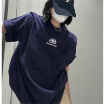 春の愛され♡♡バレンシアガ 偽物 Tシャツ ダブルB刺繍ロゴ BALENCIAGA 落ち感 速乾性