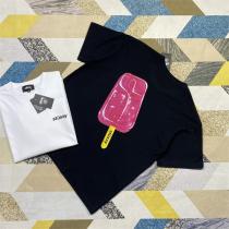 ファッションin2026 ステューシー コピー Tシャツ アイスクリーム ロゴプリント柄 男女兼用 STUSSY