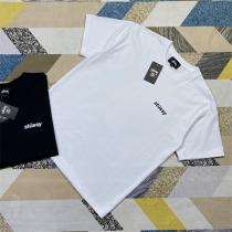 ファッションin2026 ステューシー コピー Tシャツ アイスクリーム ロゴプリント柄 男女兼用 STUSSY