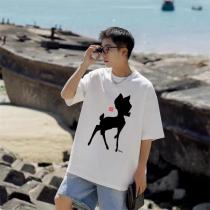 GIVENCHY スーパーコピー Tシャツ ジバンシーｘディズニーランド コラボ シカ 城 プリントロゴ 