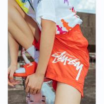 人気商品☆ステューシー 偽物 ハーフパンツ Stussy x Nike コラボ ポリエステル 速乾性
