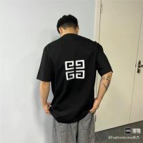 23年人気作 ジバンシー コピー Tシャツ 立体刺繡ロゴ GIVENCHY 100%コットンダブルガーゼ
