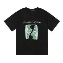 ウサギ年限定作 LOUIS VUITTON 偽物 Tシャツ スニーカーイラストプリント ルイヴィトン