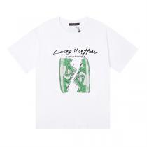 ウサギ年限定作 LOUIS VUITTON 偽物 Tシャツ スニーカーイラストプリント ルイヴィトン