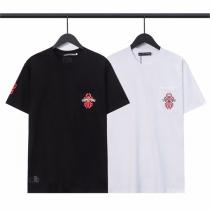 トレンド感を出す☆クロムハーツ コピー Tシャツ ロゴ プリント 純綿生地 2色 CHROME HEARTS