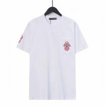 トレンド感を出す☆クロムハーツ コピー Tシャツ ロゴ プリント 純綿生地 2色 CHROME HEARTS