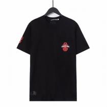 トレンド感を出す☆クロムハーツ コピー Tシャツ ロゴ プリント 純綿生地 2色 CHROME HEARTS