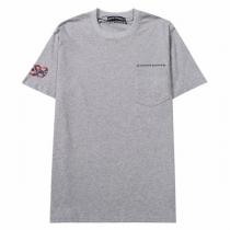 CHROME HEARTS 偽物 Tシャツ CHROME HEARTS×MATTY BOYコラボ ロゴプリント グレー 