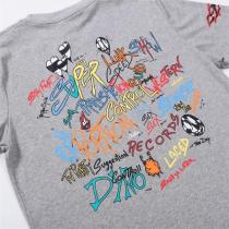 CHROME HEARTS 偽物 Tシャツ CHROME HEARTS×MATTY BOYコラボ ロゴプリント グレー 