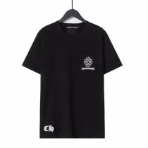 23ss春夏のアイテム♡♡CHROME HEARTS 偽物 Tシャツ クロムハーツ ロゴプリント 2色 定番