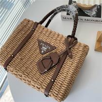 2026夏の定番！PRADA スーパーコピーストローバッグ プラダ かごバッグ  収納力☆☆☆春夏なら流行り