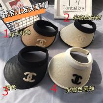 ★セレブ愛用★CHANE1サンバイザーブランドキャップコピーワンピースコーデやすい★日除け用