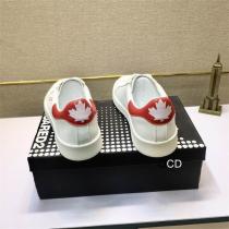 オシャレ新品☆DSQUARED2 靴 白色 ディースクエアード コピースニーカー メンズ スタイリッシュシンプル