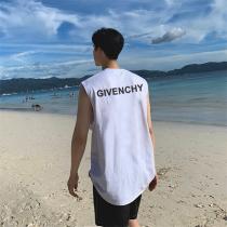 GIVENCHY コピー ノースリーブ カジュアル BASKETBALL ジバンシー 定番ロゴプリント柄 2色