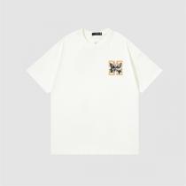 ジバンシー スーパーコピー Tシャツ 柄プリント 蝶 ロゴ コットン ダブルガーゼ GIVENCHY