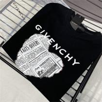 2026トレンド感を出す GIVENCHY コピー Tシャツ 新聞 ペーパー ジバンシー ハート 着心地良い