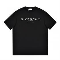 GIVENCHY スーパーコピー Tシャツ ロゴプリント シルケット加工 通気性 シンプル ジバンシー