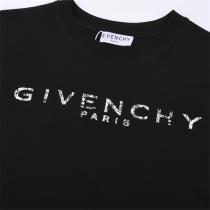 GIVENCHY スーパーコピー Tシャツ ロゴプリント シルケット加工 通気性 シンプル ジバンシー