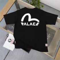 EVISU コピー Tシャツ ｍロゴ 落書き コットンダブルガーゼ生地 エヴィスｘPalaceコラボ 