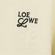 2026ss LOEWE コピー Tシャツ アナグラム 定番ロゴ 刺繡 カラーブロック ロエベ