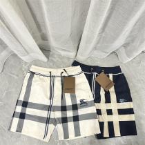 大人気のブランド安い買い物 バーバリー コピー ハーフパンツ チェック柄 ポリエステル BURBERRY