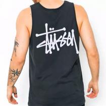 トレンド感を楽しめ新作 STUSSY コピー ノースリーブ ステューシー 偽物 2色 ロゴプリント