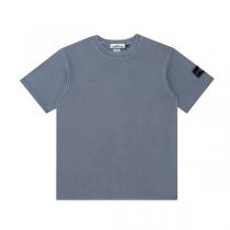 一目惚れした新作 ストーンアイランド Tシャツ レトロ処理 2色肩章付き STONE ISLAND半袖