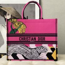 2026年春夏のトレンド ディオールコピー トートバッグ シリーズ 刺繍 キャンバス モノグラム Dior