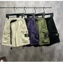 春夏流行ファション☆ストーンアイランド 偽物 ハーフパンツ STONE ISLAND 定番デザイン 4色 ナイロン