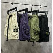春夏流行ファション☆ストーンアイランド 偽物 ハーフパンツ STONE ISLAND 定番デザイン 4色 ナイロン