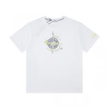 23ss夏のトレンド STONE ISLAND スーパーコピー Ｔシャツ ストーンアイランド 渦と方位磁針 ロゴプリント
