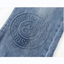 2026最新おすすめコラボ ステューシー 偽物 ジーンズ Stussy x Levi's 周年記念作 立体エンボスロゴ 