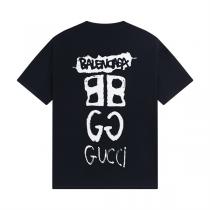 大活躍すること間違いなし GUCC1 スーパーコピー Tシャツ GUCC1ｘバレンシアガ 型崩れしにい