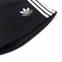 2026年春夏のお勧め GUCC1 偽物 ハーフパンツ GUCC1ｘアディダス Adidas ストライプ柄 純綿