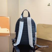 愛用していた今年トレンド バーバリー 偽物 リュック BURBERRY 牛革 チェック柄 キャンパス ナイロン