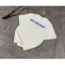 着こなしが素敵春夏定番新品 BALENCIAGA スーパーコピー Tシャツ クリームホワイト オーバーサイズ バレンシアガ