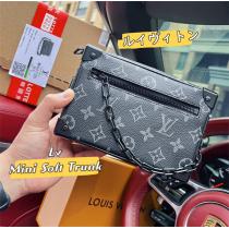 【M44735】LOUIS VUITTON 偽物 ショルダーバッグ ミニ･ソフトトランク ルイヴィトン 男女兼用 レザー