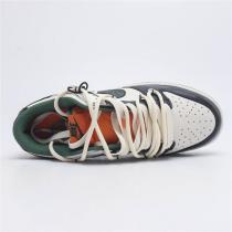 オフホワイト スーパーコピー スニーカー Nike SBｘOff-White Dunk Low「Miami Hurricanes」コラボ