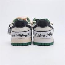オフホワイト スーパーコピー スニーカー Nike SBｘOff-White Dunk Low「Miami Hurricanes」コラボ