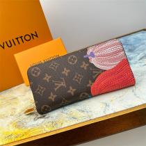 【M63095】ルイヴィトン コピー 財布 LOUIS VUITTON x Yayoi Kusama 草間彌生「パンプキン」ジッパー