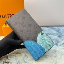 【M63095】ルイヴィトン コピー 財布 LOUIS VUITTON x Yayoi Kusama 草間彌生「パンプキン」ジッパー