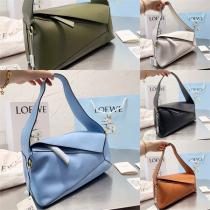 気になる流行色おすすめ LOEWE 偽物 Puzzleシリーズ ショルダーバッグ 牛革 ロエベ 5色★★★★★