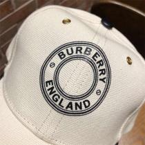 日差し対策 BURBERRY スーパーコピー キャップ 定番ロゴ プリント バーバリー サイズ調整可能