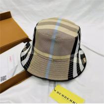 他サイト売り切れ 大人気 BURBERRY スーパーコピー バケットハット チェック柄 純綿生地 通気性