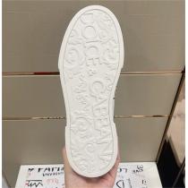 ドルチェ＆ガッバーナ コピー スニーカー portofinoシリーズ Dolce&Gabbana 子牛革 ロゴプリント
