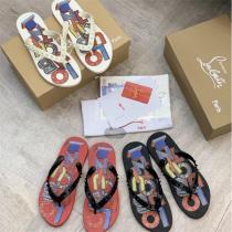 2026流行色おすすめ☆クリスチャンルブタン コピー サンダル ファッション 男女兼用 レザー