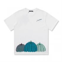 【1AB74Y】ルイヴィトン スーパーコピー Tシャツ LV × YK カボチャ パンプキン LOUIS VUITTON 天然素材綿